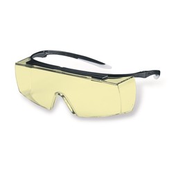 Safety glasses super f OTG, yellow, 9169580