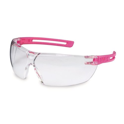 Occhiali di sicurezza x-fit, incolori, rosa, 9199123