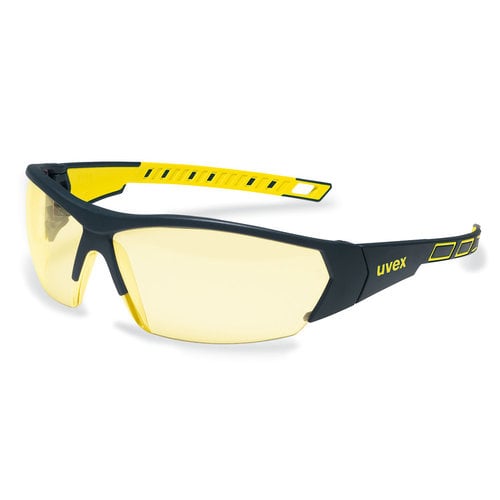 Safety glasses i-works, yellow, black/yellow, 9194-365