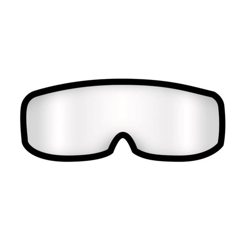 Spare part safety glasses spare glass for spectacle mask 611
