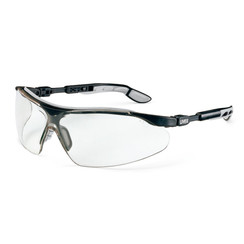 Safety glasses i-vo, colourless, black/grey