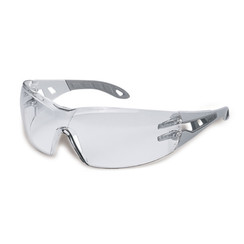 Gafas de seguridad pheos, incoloras, verde gris claro, 9192-215