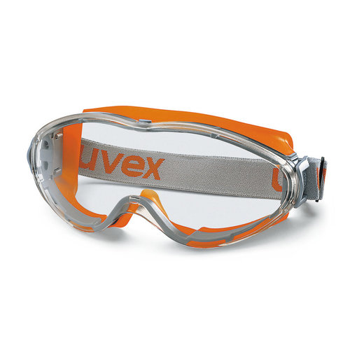 Gafas de visión completa ultrasónicas, naranja-gris, 9302-245