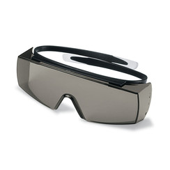 Schutzbrille super OTG, grau, schwarz