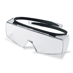 Safety glasses super OTG, colorless, black