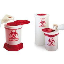 Poubelles Biohazard, 5,5 l