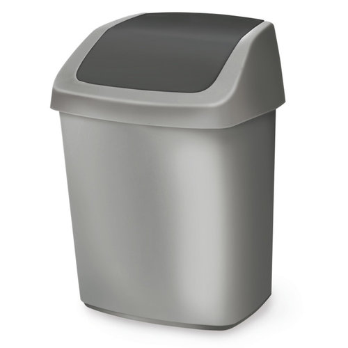 Waste bin with hinged lid, 50 l