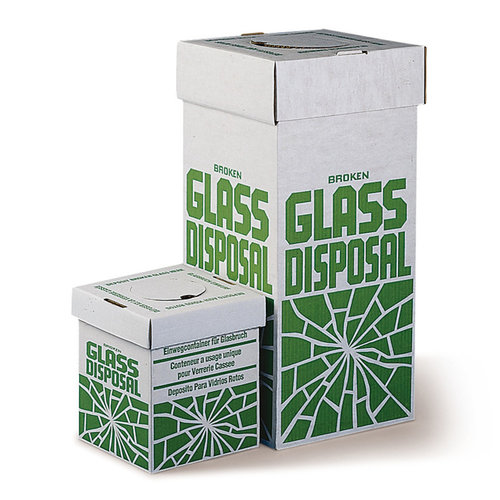 Waste bins for glass breakage, large