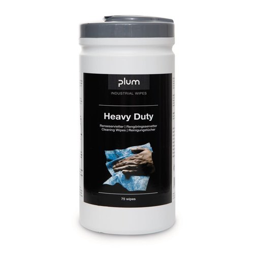 Hand cleaning, wet wipes plum wipes heavy-duty, 75 wipes dispenser
