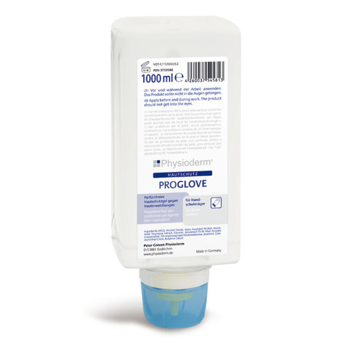 Protection de la peau Physioderm® PROGLOVE Gel, flacon doseur de 1000 ml