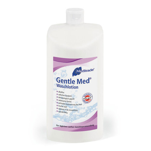 Limpieza de la piel Gentle Med® con loción de cera de extracto de manzanilla