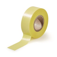 Marking tape Core- 25.4 mm, width 13.0 mm, 13.0 mm x 12.7 m, yellow