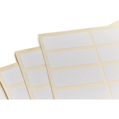 Labels blank, 50 x 100 mm