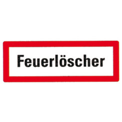 Brandschutzsymbole, Feuerlöscher, 105 x 297 mm