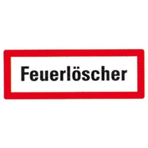 Brandschutzsymbole, Feuerlöscher, 105 x 297 mm