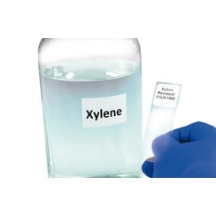 Xylene-resistant thermal transfer labels, 22 x 22 mm