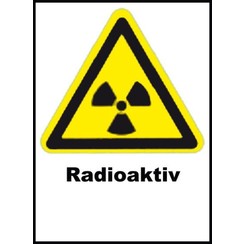 Advertencia de radiación, radiactiva, AluPress