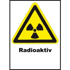 Avertissement de rayonnement, Radioactif, AluPress