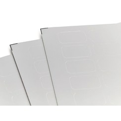 Cryo-etiketten  Cryo-Clear, 24 x 13 mm, Gesch. voor: 0,5 ml vaatjes