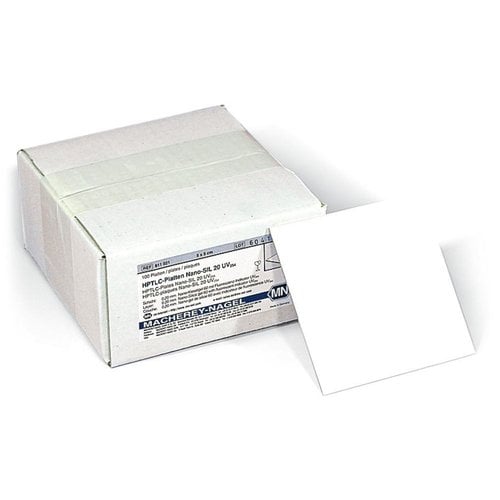 HPTLC Platten ALUGRAM® Xtra Nano-SIL G mit Nano Silica Gel, 20 x 20 cm, 25 Stück