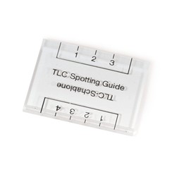 Spotting guide for TLC plates