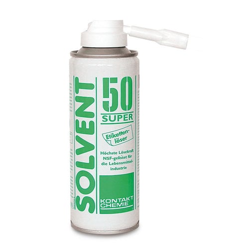 Cleaning spray label solvent SOLVENT 50 SUPER