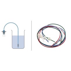 Slang-Adapter voor SPE kolommen CHROMABOND®, Für 3, 6 ml Glassäulen (inkl. Tube, Gewicht)