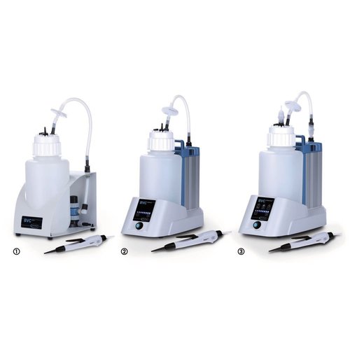 Sistema di estrazione BioChemVacuuCenter BVC Model Professional, BVC Professional G, bottiglia di raccolta in vetro da 2 l, con attacchi per tubi flessibili