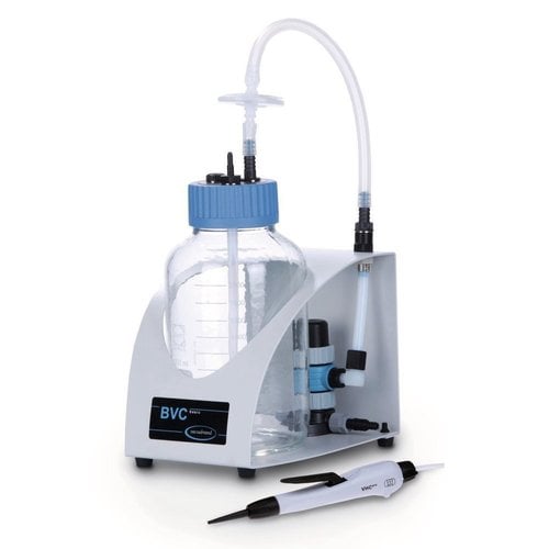 Afzuigsysteem BioChemVacuuCenter BVC Model Basic, BVC Basic G, 2 l glazen opvangfles, met slangaansluitingen