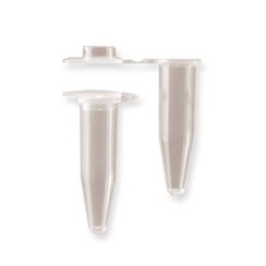 Fûts individuels PCR, couvercle plat, 0,2 ml