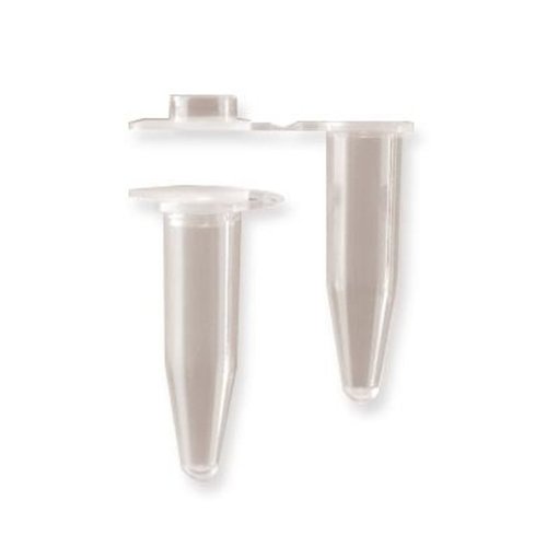 Fûts individuels PCR, couvercle plat, 0,2 ml