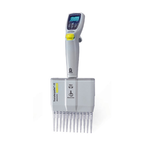 Pipette microlitre multicanal Transferpette® électronique 12 canaux, 10 à 200 μl