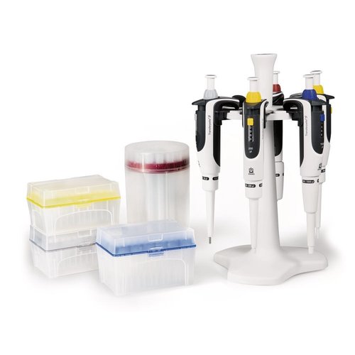 Eenkanaals microliterpipetset  Transferpette® S Pipettenpakketten 2