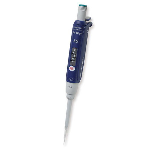 Single-channel microliter pipette Acura® manual XS 826, 0.5 to 10 μl