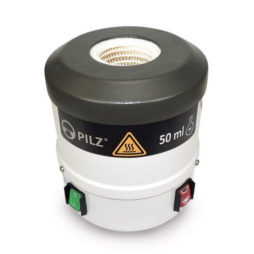 Manto calefactor Pilz® serie LP2-Protect Modelo LP2 - interruptor de zona de calentamiento, 50 ml, 60 W