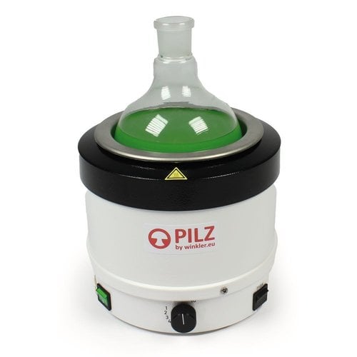 Verwarmingsmantel  Pilz® WHLG-Klassiek-serie Model WHLSG2/ER2 - verwarmingsschaal van metaal en vermogensinstelling, 2000 ml, 500 W