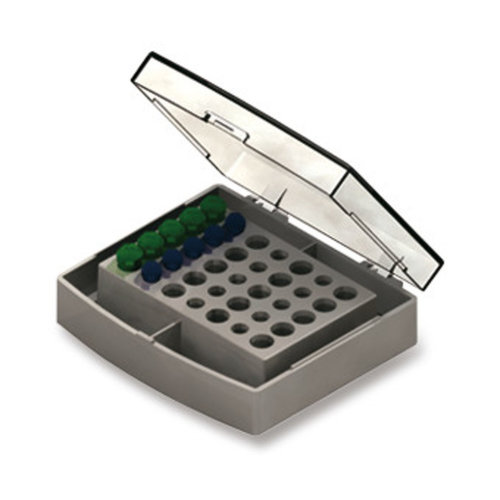 Toebehoren Wisselblok voor reactievaatjes, Gesch. voor: 15 reactievaatjes 0,5 en 20 x 1,5 ml