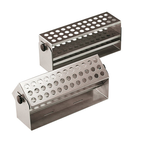 Accessori Griglia per provetta in acciaio inox, per 14 provette campione/centrifughe da 30 mm