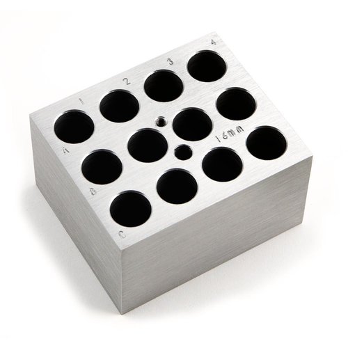 Accessories Changeover block for sample tubes/sample slides, Gesch. front: 12 tubes 16 mm