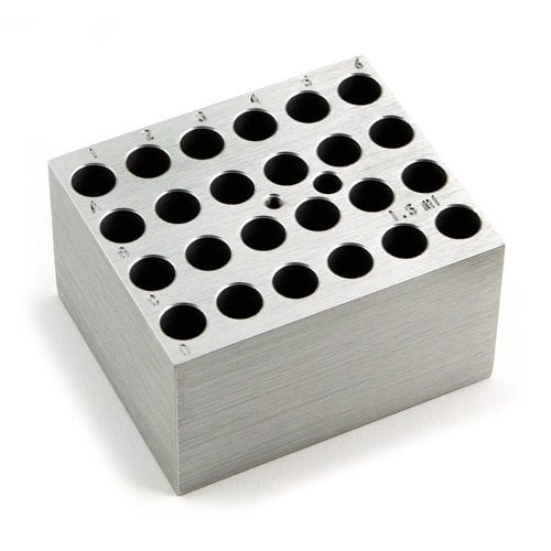 Accessories Exchange block for reaction vessels, Gesch. for: 24 reaction vessels 1.5 ml