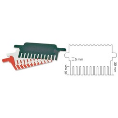 Comb  PROclamp MINI, 2.0 mm, Tas: 16