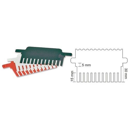 Comb  PROclamp MINI, 1.5 mm, Tas: 16