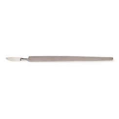 Scalpel solid Chrome steel 1.4021, spherical, 130 mm