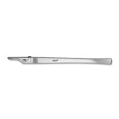Scalpel grip BAYHA®, solid, smooth handle, 200 mm