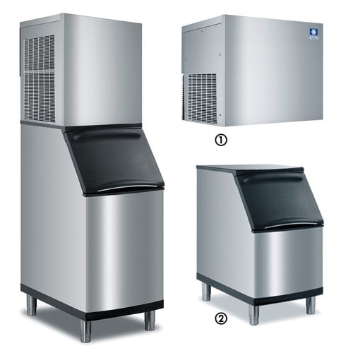 Flake ice cream maker with separate buffer Manitowoc Ice RFP series RFP 0620 A, 95 kg, RFP 0620 Amet bufferD 320