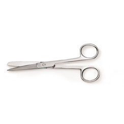 Scissors Steel Polished, Sharp/Blunt, 130 mm, 37 mm
