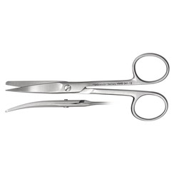 Scissors Physiology curved, pointed/blunt, 130 mm