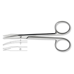 Preparation scissors Stevens bluntly bent