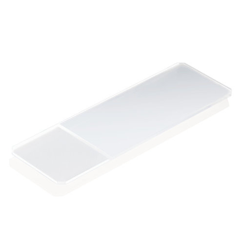 Objectglaasjes hoeken 45° afgeschuind, Zonder matte rand