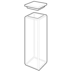 Glass cuvet Fluorescence